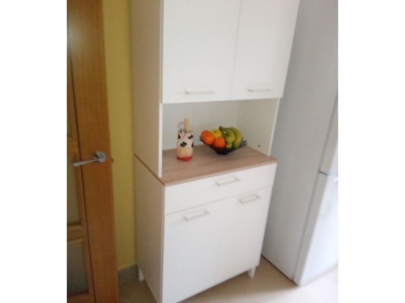 Mueble Auxiliar Yuka Cocina Blanco Miroytengo Es