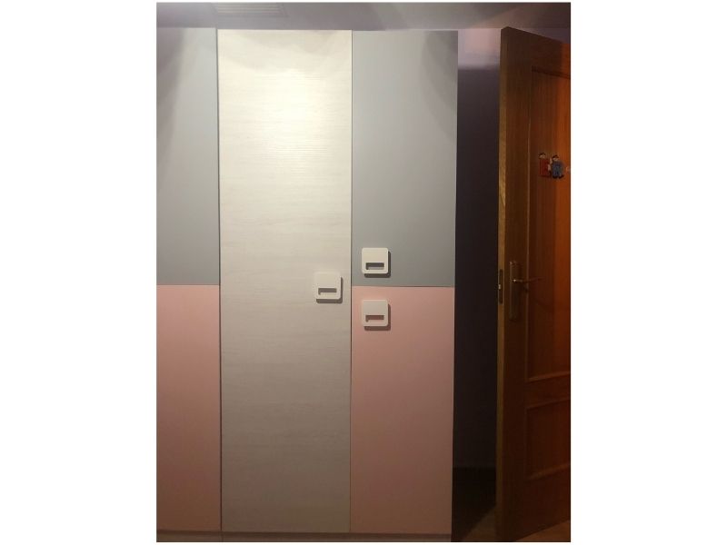 Foto de cliente de Habitación Juvenil Moderna Pack Blanco Y Rosa
