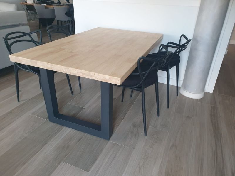 Foto de cliente de Mesa comedor Loft roble nordish salvaje industrial 160x100 cm