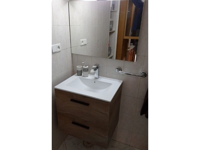 Foto de cliente de Mueble de Baño Suspendido Aruba Roble Alaska 60 cm (Lavabo Opcional)