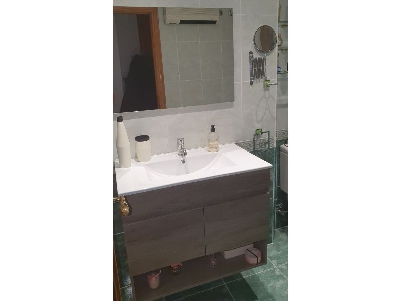 Foto de cliente de Mueble de Baño Suspendido 80 cm (Lavabo Opcional)