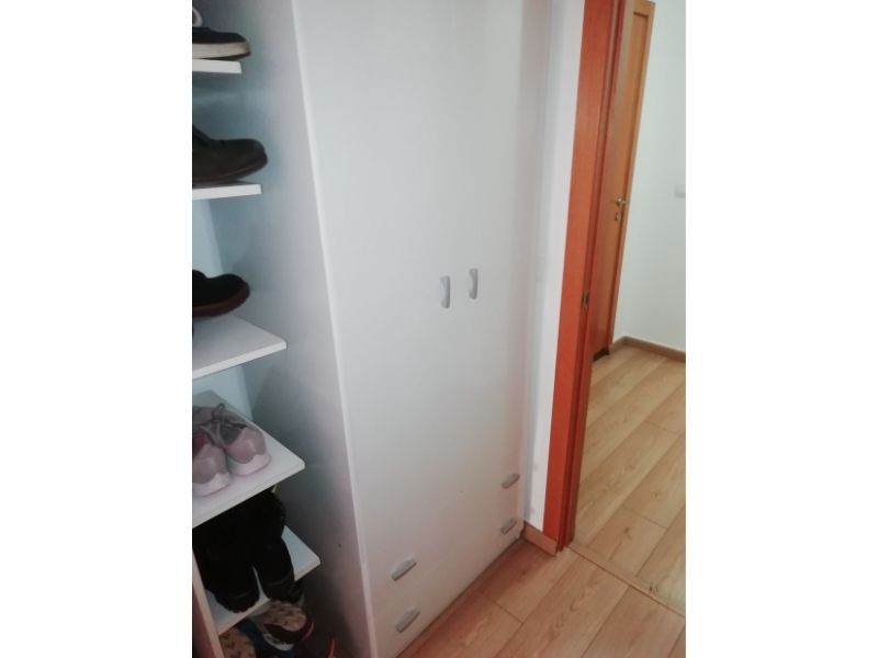 Foto de cliente de Armario Juvenil Turín Dormitorio Juvenil 2 Cajones Color Blanco Brillo 74x180 cm