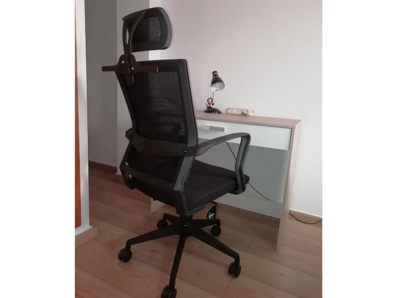 Foto de cliente de Silla ergonómica para oficina negra