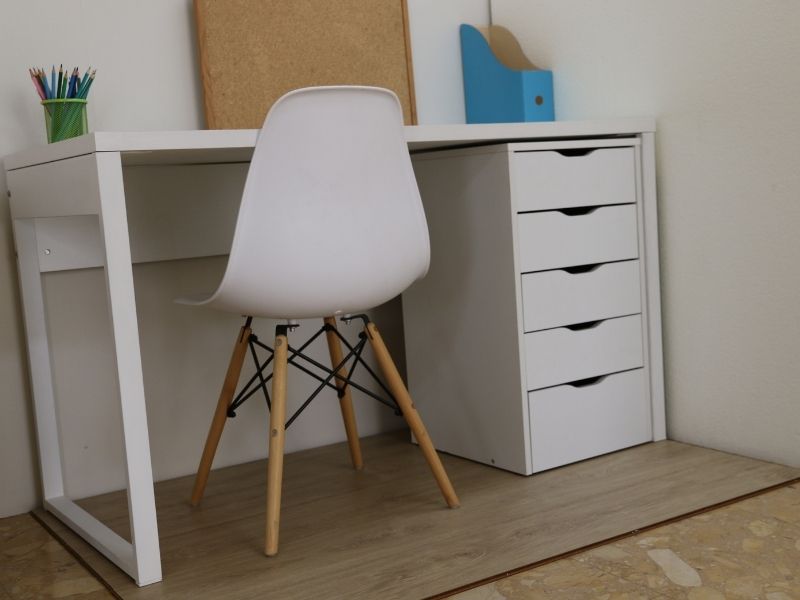 Foto de cliente de Pack Oficina 4 Escritorios y Estanterías Estilo Moderno Color