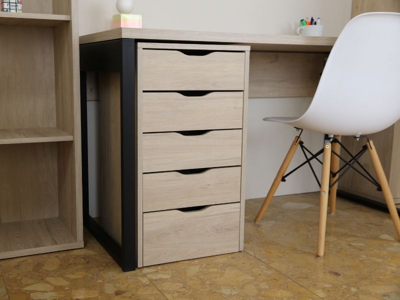 Foto de cliente de Cajonera Eko color aurora 5 cajones oficina 71x40x43 cm