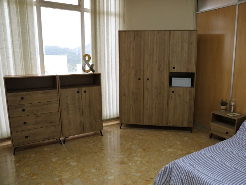 Foto de cliente de Dormitorio Matrimonio Estilo Industrial Pack Muebles Clim
