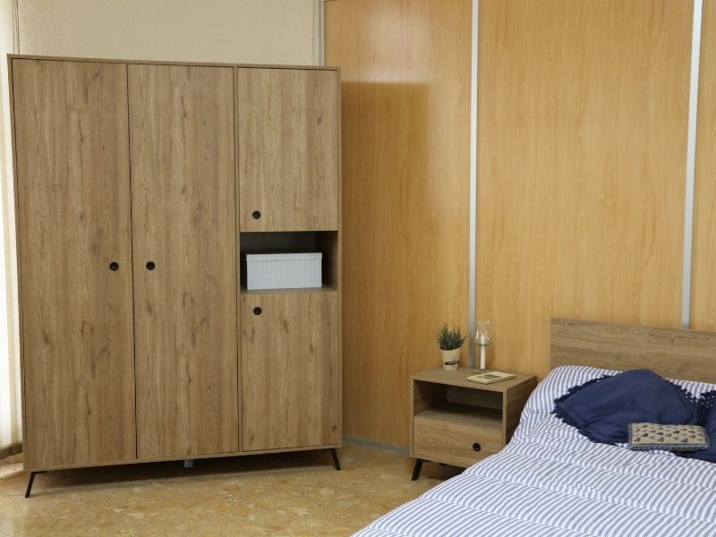 Foto de cliente de Dormitorio Matrimonio Estilo Industrial Pack Muebles Clim