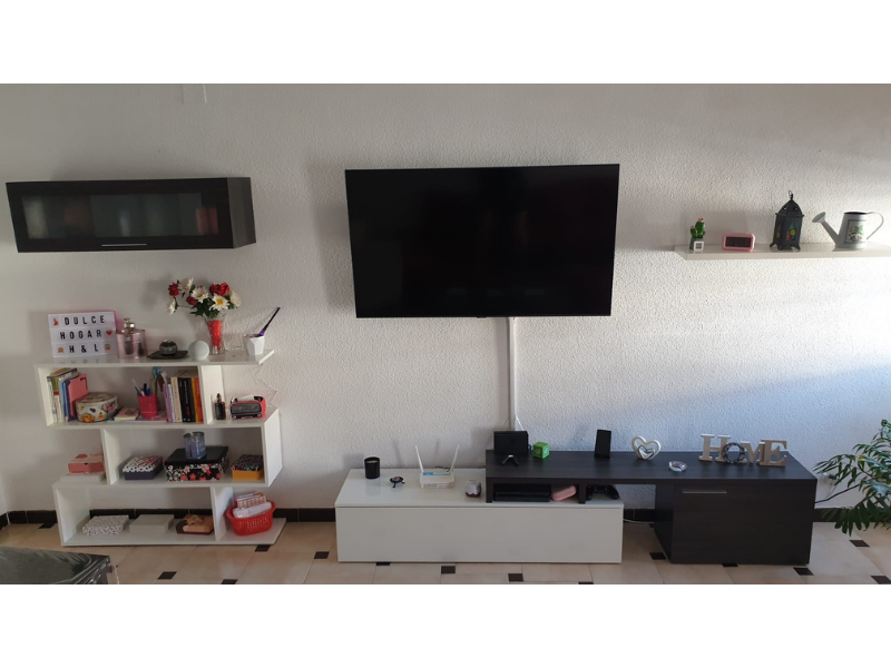 Foto de cliente de Estanteria Athena Baja Color Blanco Brillo 110x97x24 cm