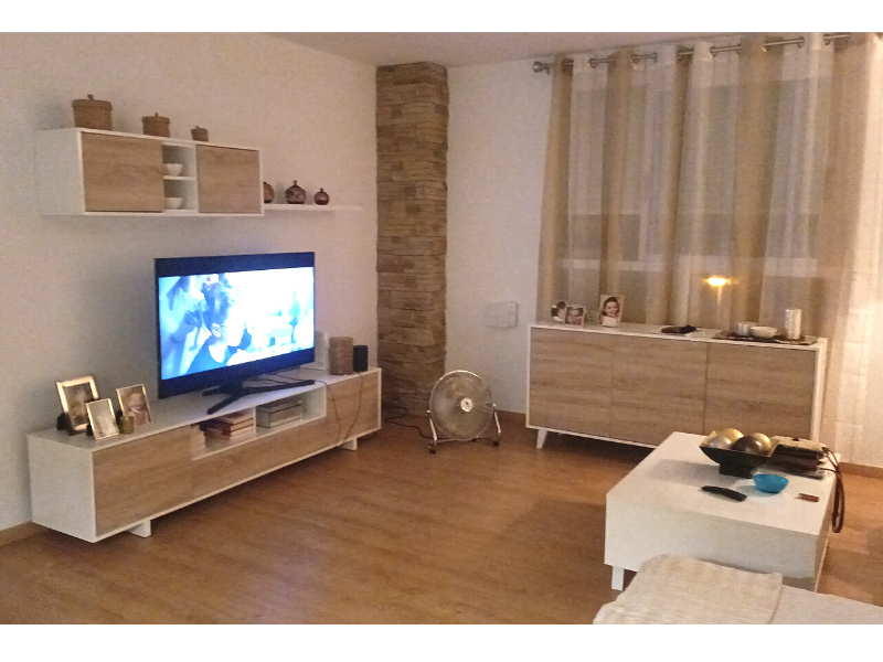 Foto de cliente de Mueble salon Belus estilo nordico 2 modulos 1 estante 200 cm