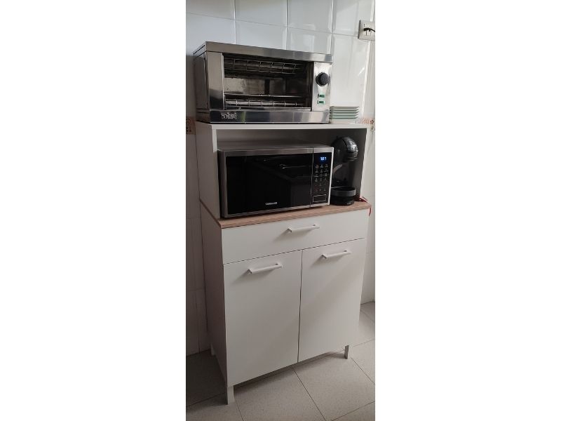Foto de cliente de Mueble cocina microondas Yuka 72x126 cm