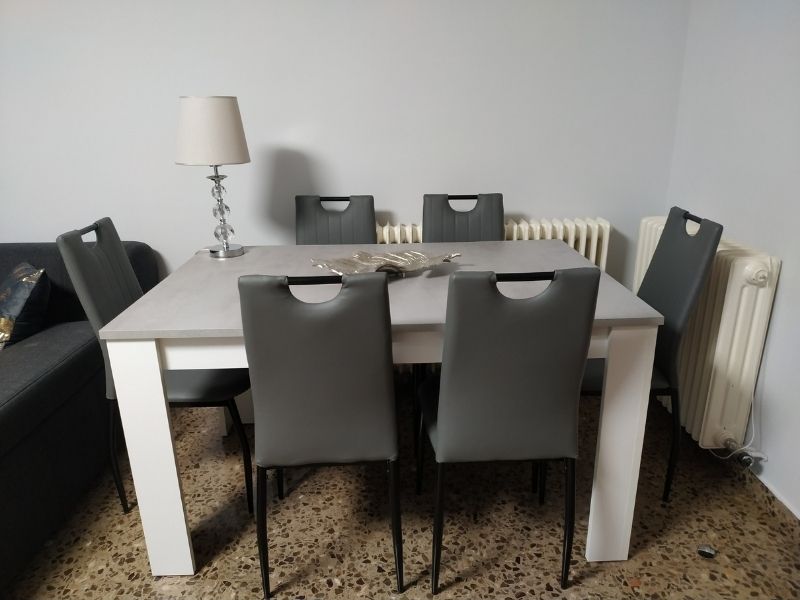 Foto de cliente de Mesa comedor extensible Cemento 140-190x90 cm