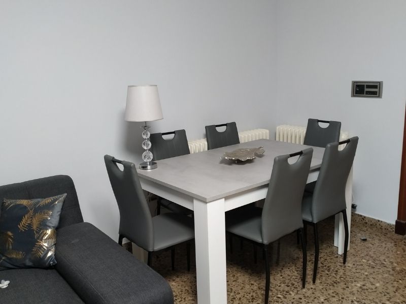 Foto de cliente de Mesa comedor extensible Cemento 140-190x90 cm