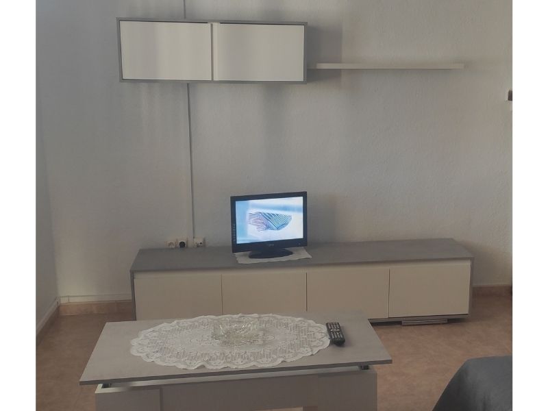 Foto de cliente de Mueble Salón Estilo Industrial Color Blanco Artik Y Gris Cemento 200 cm
