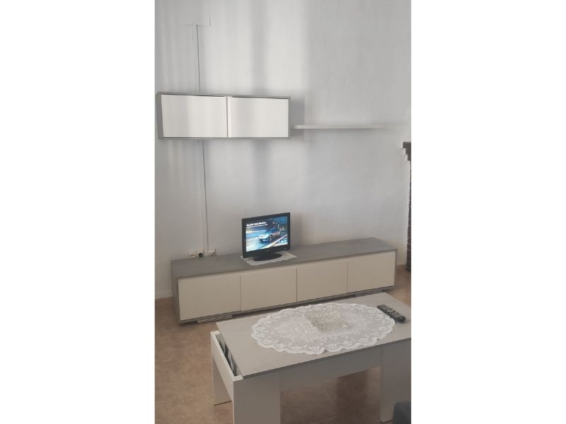 Foto de cliente de Mueble Salón Estilo Industrial Color Blanco Artik Y Gris Cemento 200 cm