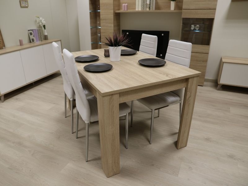 Foto de cliente de Pack salón completo Nexus color Roble Canadian y Blanco Brillo