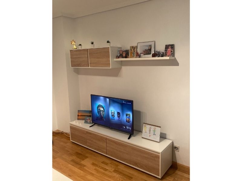 Foto de cliente de Mueble Salón TV Alida Roble Canadian Y Blanco Artik 200 cm