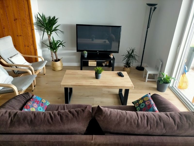 Foto de cliente de Mesa centro Loft elevable madera roble nordish salvaje industrial 120x60 cm