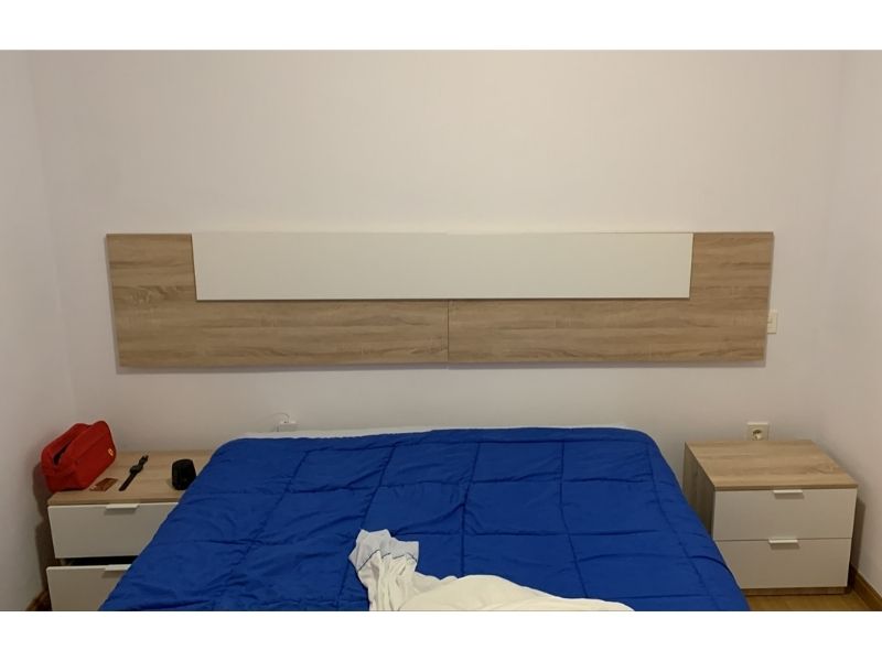 Foto de cliente de Cabecero de Cama con Mesitas Para Habitación Matrimonio 247 cm