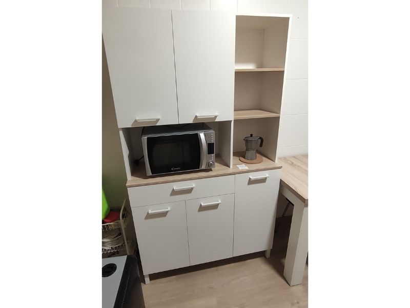 Foto de cliente de Mueble cocina auxiliar alto 5 p Yuka 108x186 cm