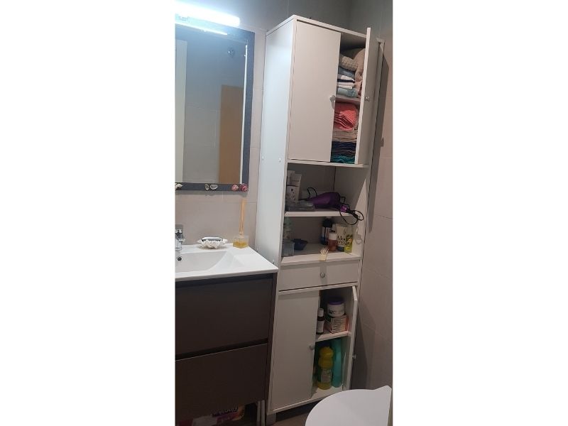 Foto de cliente de Columna de Baño Bikini Blanco Mate 51x196 cm
