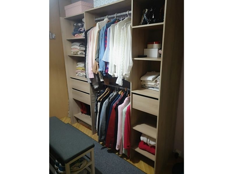 Foto de cliente de Vestidor Miami 2 Columnas Roble Kronberg 154-192x205 cm
