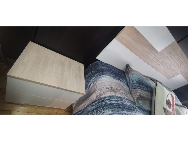 Foto de cliente de Cabecero de Cama con Mesita Erika 270 cm