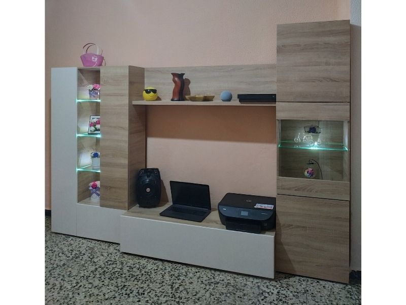 Foto de cliente de Mueble modular salón Essential comedor LED incluido moderno 260 cm