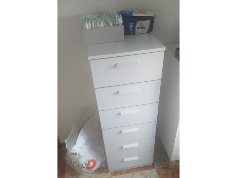 Foto de cliente de Sinfonier Blanco 6 Cajones Tibet 40x110 cm