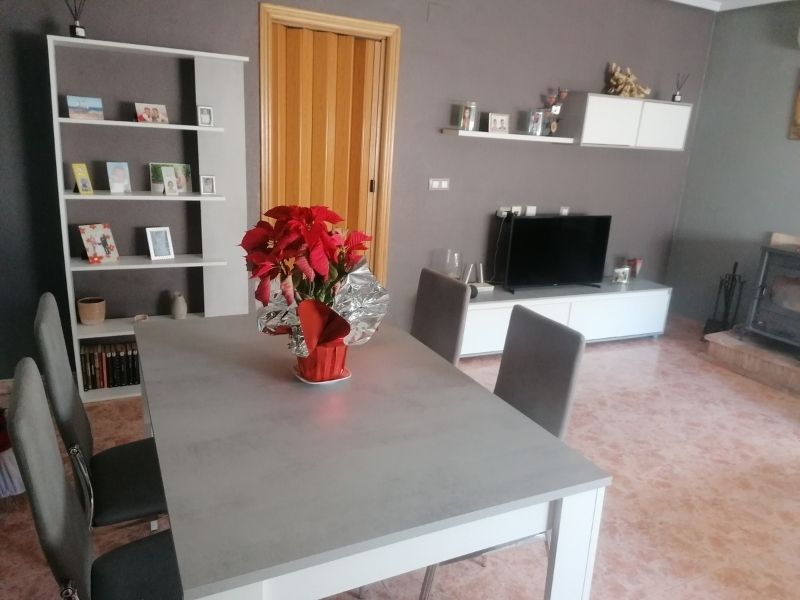 Foto de cliente de Pack 3 Muebles Salón Comedor Diseño Moderno Color Blanco y Cemento