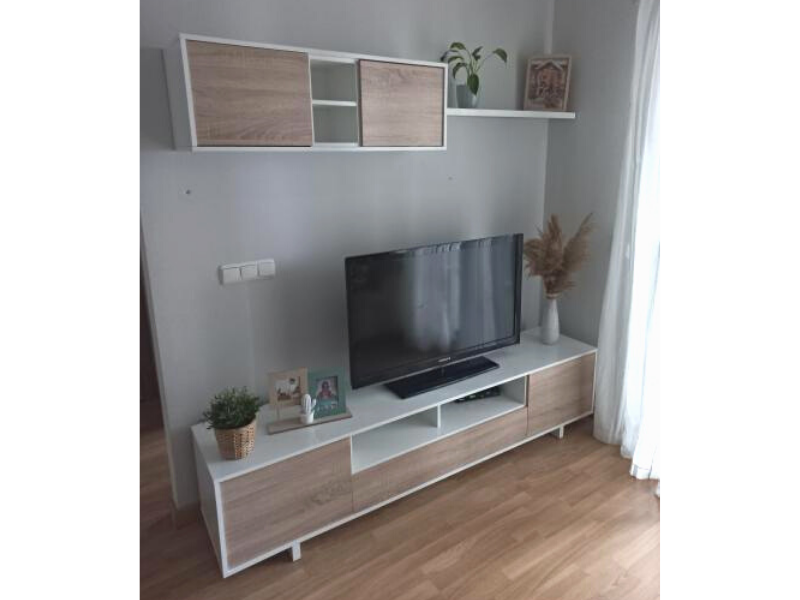 Foto de cliente de Mueble salon Belus estilo nordico 2 modulos 1 estante 200 cm