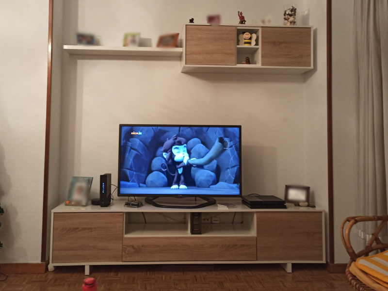 Foto de cliente de Mueble salon Belus estilo nordico 2 modulos 1 estante 200 cm