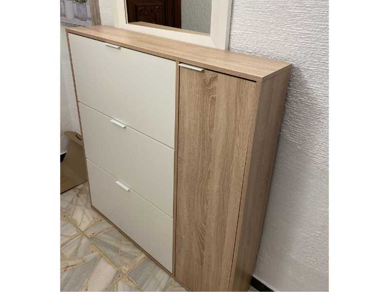 Foto de cliente de Mueble Zapatero Recibidor Pasillo 4 Puertas Class 106 cm