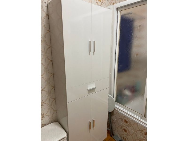 Foto de cliente de Mueble Auxiliar de Baño Galatea Blanco Brillo 60x182 cm