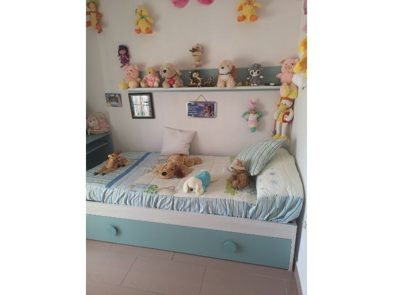 Foto de cliente de Cama Nido Doble con Cajones y Estantería Snuba 190x90 cm