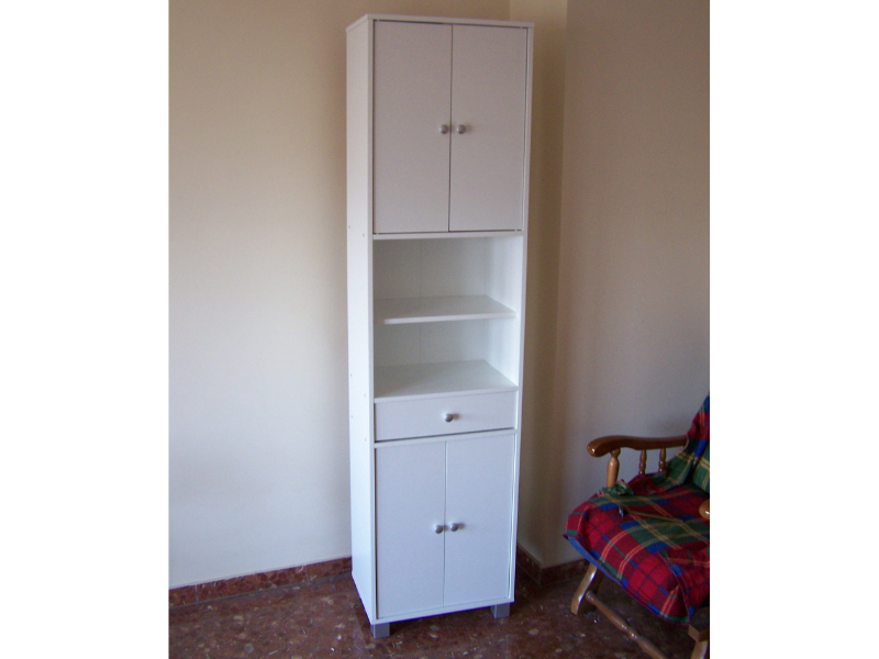 Foto de cliente de Columna de Baño Bikini Blanco Mate 51x196 cm