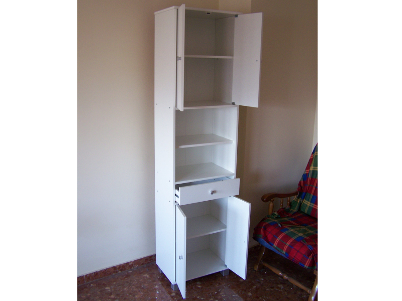 Foto de cliente de Columna de Baño Bikini Blanco Mate 51x196 cm