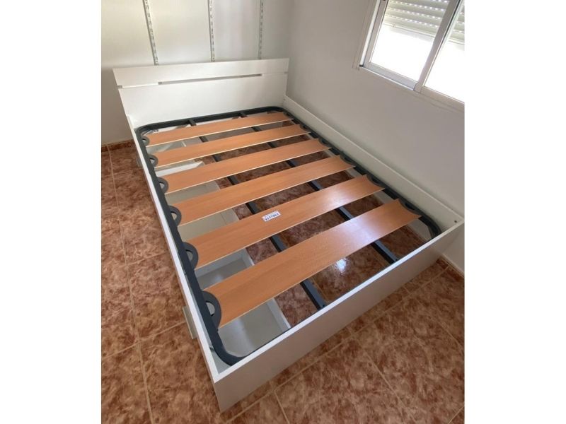 Foto de cliente de Cama Doble Michigan Color Blanco Con Cajones 135 O 140 cm