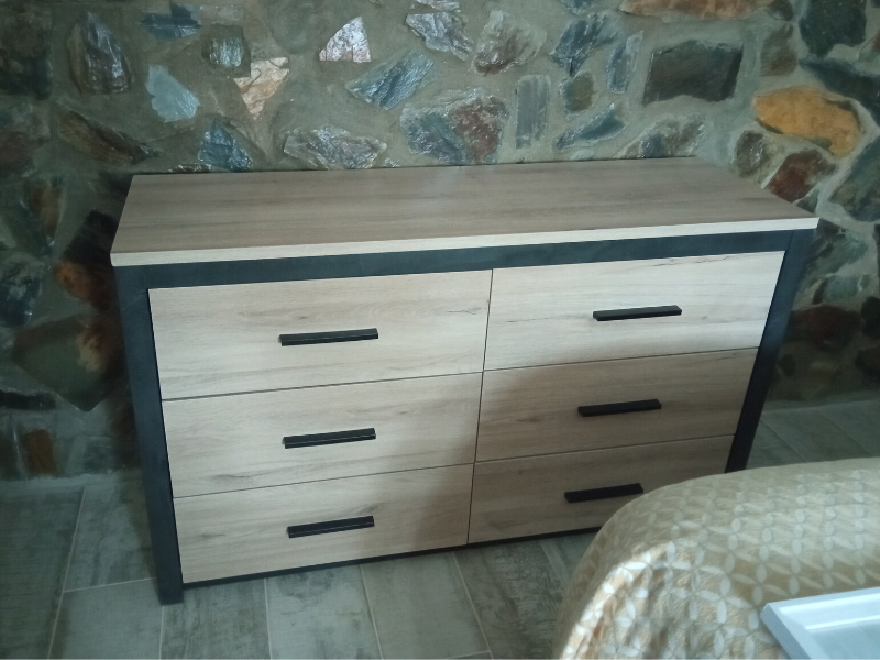 Foto de cliente de Cómoda Para Dormitorio Industrial Urano 129x77 cm
