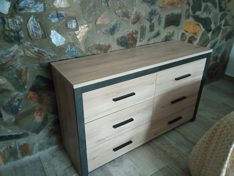 Foto de cliente de Cómoda Para Dormitorio Industrial Urano 129x77 cm