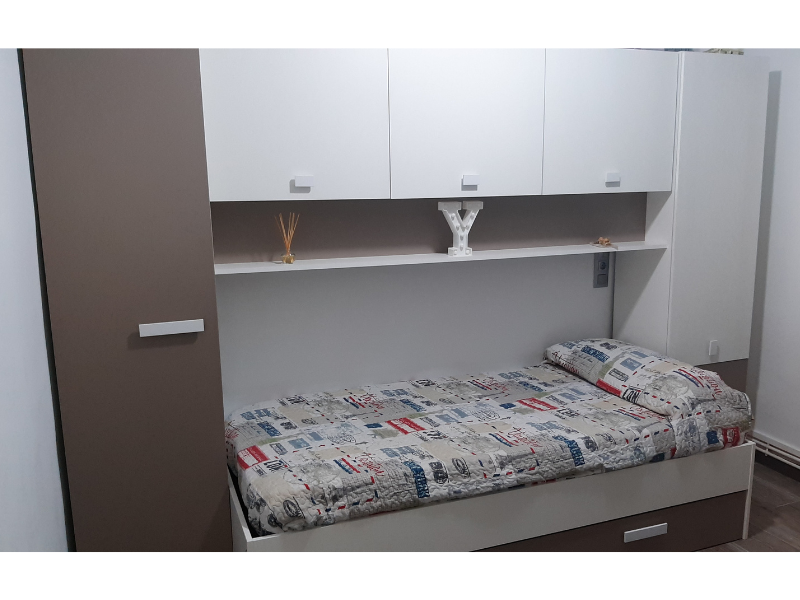 Foto de cliente de Cama Juvenil Tidy Blanca Habitación Juvenil 90x200 cm Sin Somier