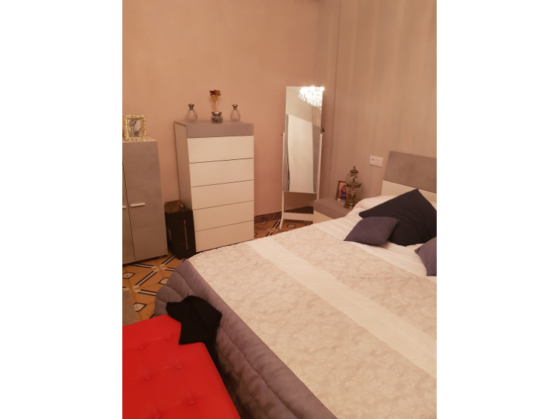 Foto de cliente de Dormitorio Matrimonio Estilo Industrial Pack Muebles Cemento y Blanco
