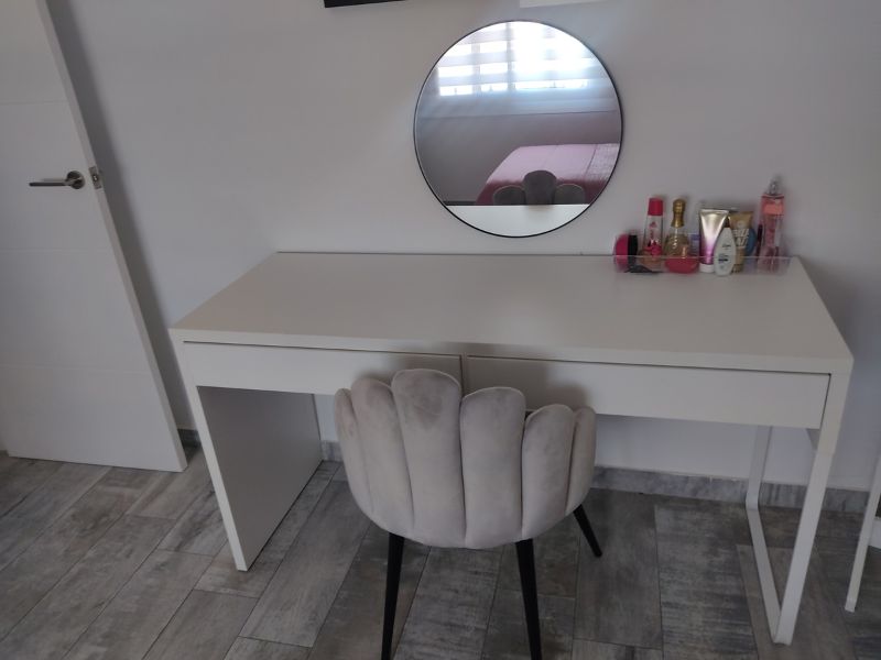 Foto de cliente de Mesa Escritorio Touch Estudio Oficina Color Blanco Artik Con Cajones 138 cm