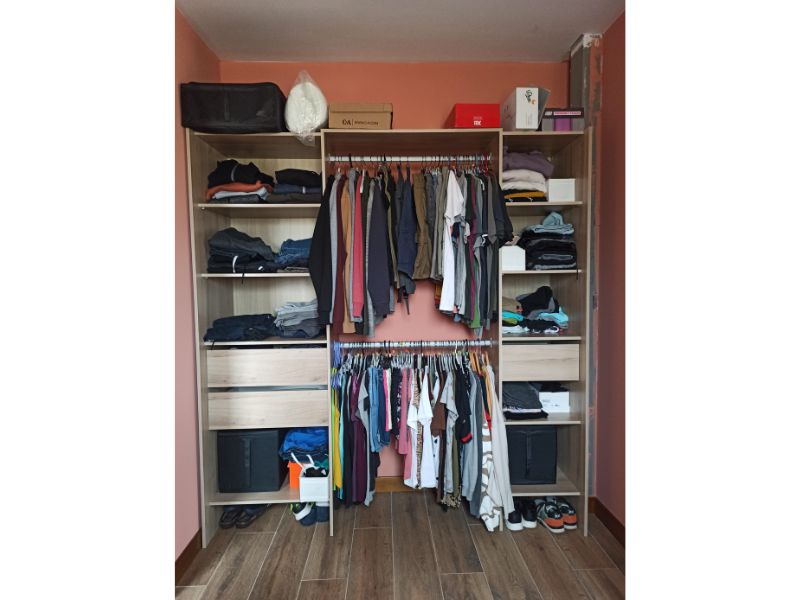 Foto de cliente de Vestidor Miami 2 Columnas Roble Kronberg 154-192x205 cm