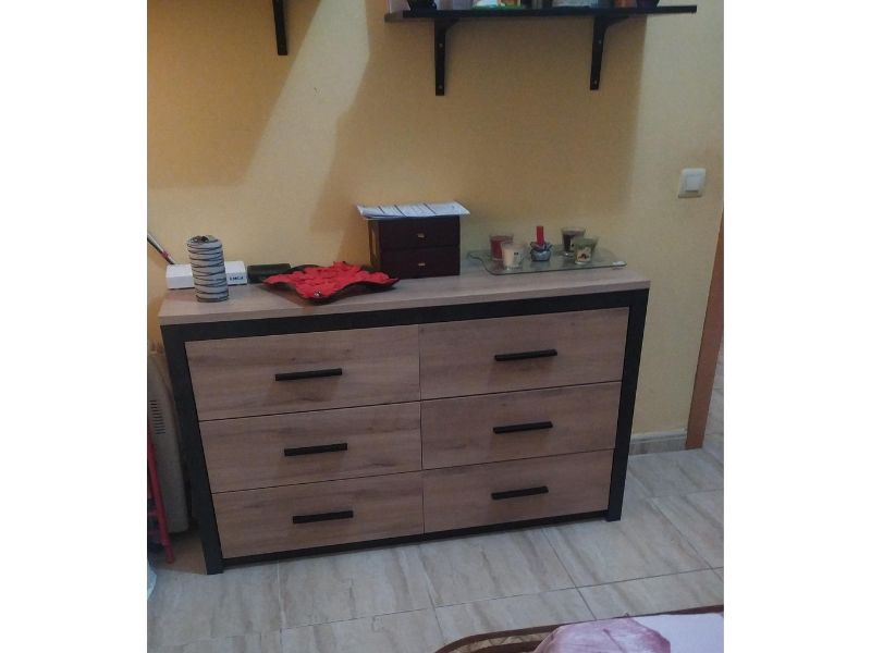 Foto de cliente de Cómoda Para Dormitorio Industrial Urano 129x77 cm
