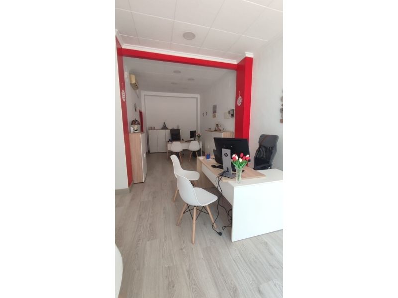 Foto de cliente de Mesa oficina escritorio office roble y blanco 145 cm