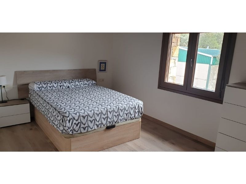 Foto de cliente de Muebles Dormitorio Matrimonio Ethna Estilo Nórdico Color Blanco y Roble Alaska 160 cm