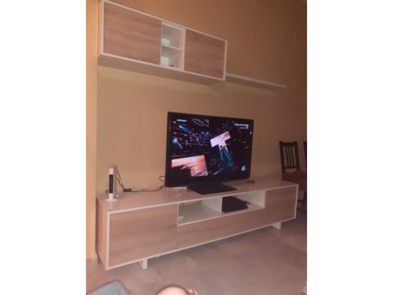 Foto de cliente de Mueble salon Belus estilo nordico 2 modulos 1 estante 200 cm