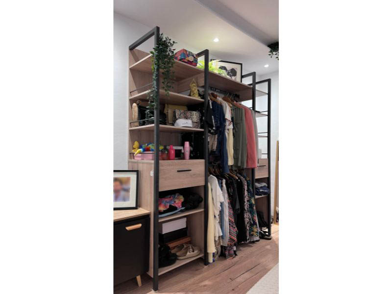 Foto de cliente de Vestidor Armario Abierto Urano Roble Kronberg 180x208 cm