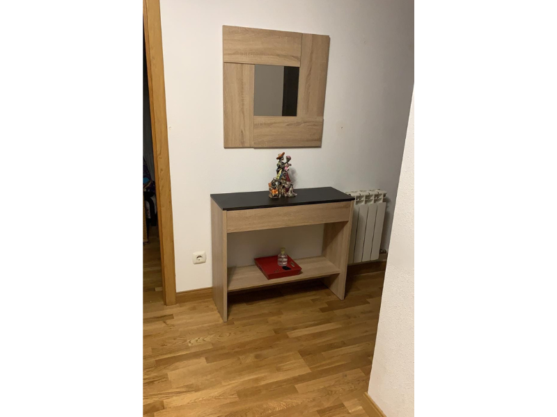 Foto de cliente de Mueble de Entrada Recibidor Consola con Espejo Andy 92 cm