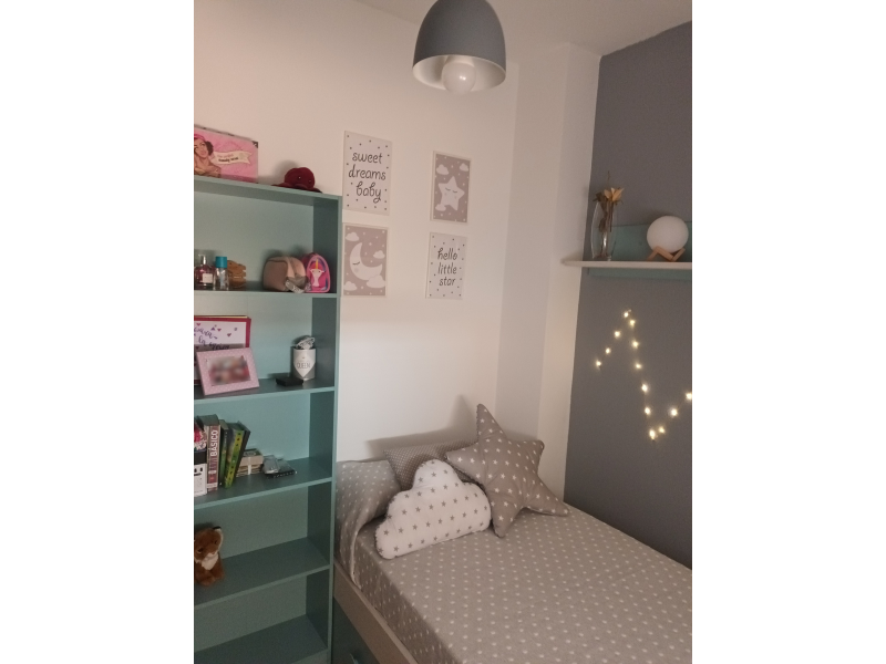 Foto de cliente de Cama Nido Doble con Cajones y Estantería Snuba 190x90 cm